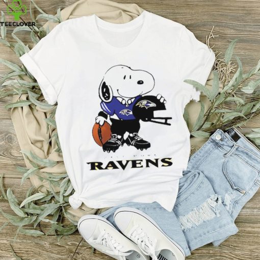 Snoopy A Strong And Proud Baltimore Ravens NFL Shirt