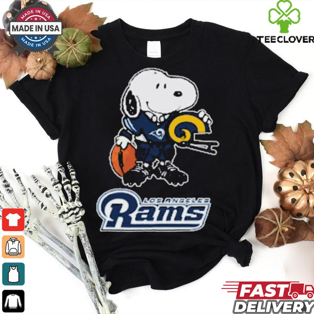 Snoopy A Strong And Proud Los Angeles Rams NFL T Shirts Snoopy A Strong And Proud Los Angeles Rams NFL T Shirts