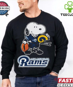 Snoopy A Strong And Proud Los Angeles Rams NFL T Shirts