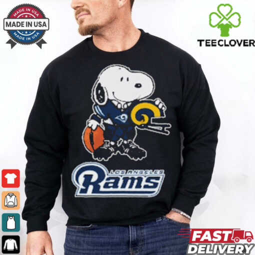 Snoopy A Strong And Proud Los Angeles Rams NFL T Shirts