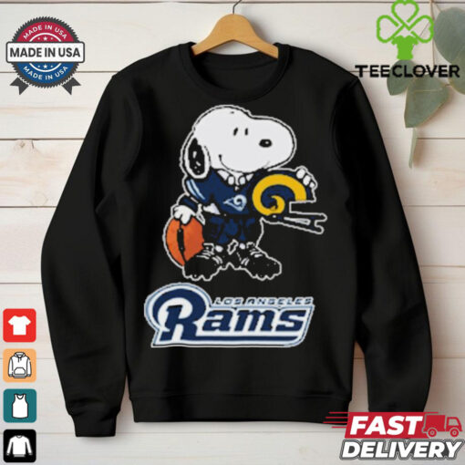 Snoopy A Strong And Proud Los Angeles Rams NFL T Shirts