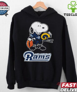 Snoopy A Strong And Proud Los Angeles Rams NFL T Shirts