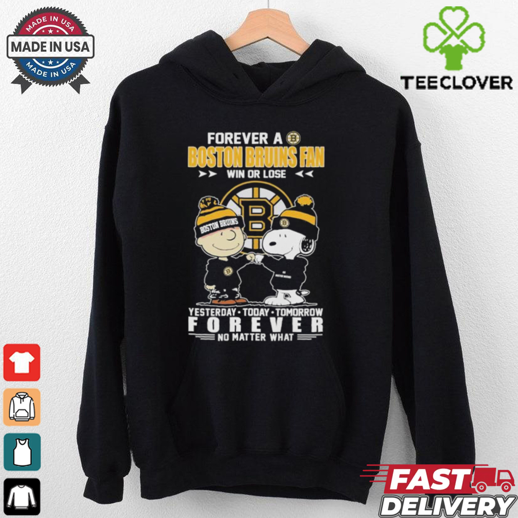 Snoopy And Charlie Brown Forever A Boston Bruins Fan Win Or Lose Forever Yesterday Today Tomorrow No Matter What T shirts Snoopy And Charlie Brown Forever A Boston Bruins Fan Win Or Lose Forever Yesterday Today Tomorrow No Matter What T shirts