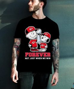 Snoopy And Charlie Brown Kansas City Chiefs Super Bowl Forever Not Just When We Win Shirt