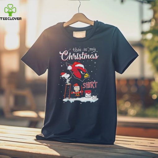 Snoopy And Charlie Brown Nfl Arizona Cardinals This Is My Christmas Shirt