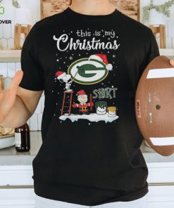 Snoopy And Charlie Brown Nfl Green Bay Packers This Is My Christmas Shirt