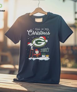 Snoopy And Charlie Brown Nfl Green Bay Packers This Is My Christmas Shirt