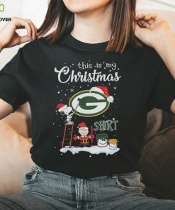 Snoopy And Charlie Brown Nfl Green Bay Packers This Is My Christmas Shirt