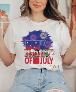 Snoopy And Charlie Brown Peanuts 4th Of July Shirt