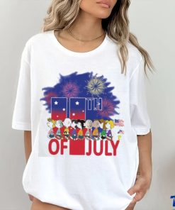 Snoopy And Charlie Brown Peanuts 4th Of July Shirt