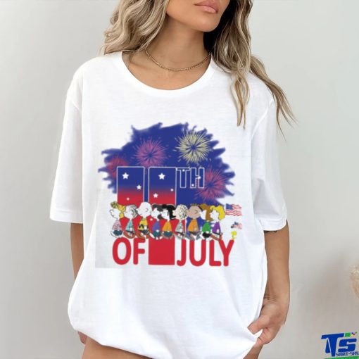 Snoopy And Charlie Brown Peanuts 4th Of July Shirt