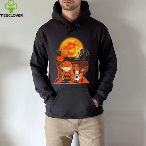 Snoopy And Charlie Brown syracuse Halloween Shirt