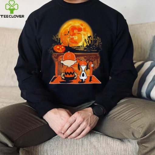 Snoopy And Charlie Brown syracuse Halloween Shirt