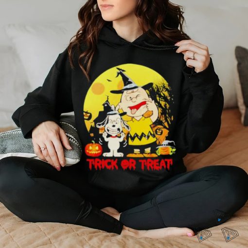 Snoopy And Charlie Trick Or Treat happy Halloween 2023 Shirt