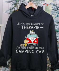 Snoopy And Friends Bus Je N’ai Pas Besoin De Therapie J’ai Juste Besoin De Mon Camping Car Shirt