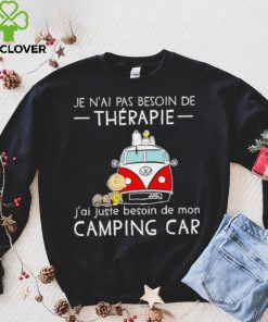 Snoopy And Friends Bus Je N’ai Pas Besoin De Therapie J’ai Juste Besoin De Mon Camping Car Shirt