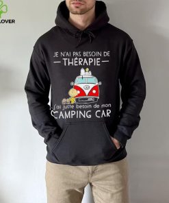 Snoopy And Friends Bus Je N’ai Pas Besoin De Therapie J’ai Juste Besoin De Mon Camping Car Shirt