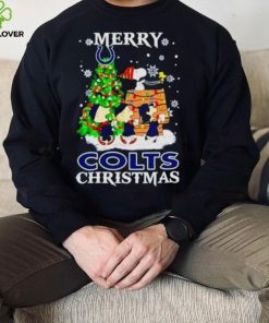 Snoopy And Friends Merry Indianapolis Colts Christmas Shirt