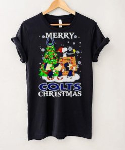 Snoopy And Friends Merry Indianapolis Colts Christmas Shirt