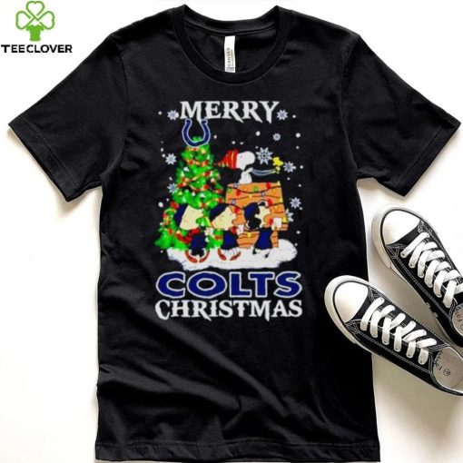 Snoopy And Friends Merry Indianapolis Colts Christmas Shirt