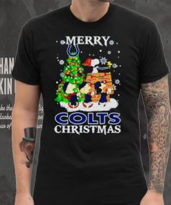 Snoopy And Friends Merry Indianapolis Colts Christmas Shirt