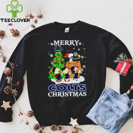 Snoopy And Friends Merry Indianapolis Colts Christmas Shirt