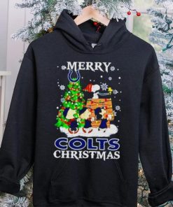 Snoopy And Friends Merry Indianapolis Colts Christmas Shirt