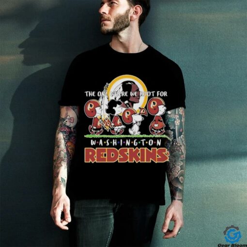 Snoopy And Peanut The One Where We Root For Washington Commanders Redskins T shirt