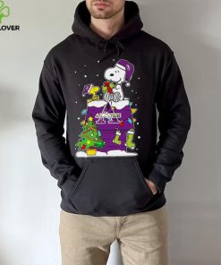 Snoopy And Woodstock Alcorn State Braves Christmas Tree T hoodie, sweater, longsleeve, shirt v-neck, t-shirt