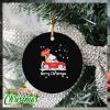 Snoopy And Woodstock Driving Car Advance Auto Parts Winter Christmas Ornament