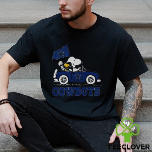 Snoopy And Woodstock Driving Car Dallas Cowboys T hoodie, sweater, longsleeve, shirt v-neck, t-shirt