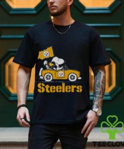 Snoopy And Woodstock Driving Car Pittsburgh Steelers T hoodie, sweater, longsleeve, shirt v-neck, t-shirt