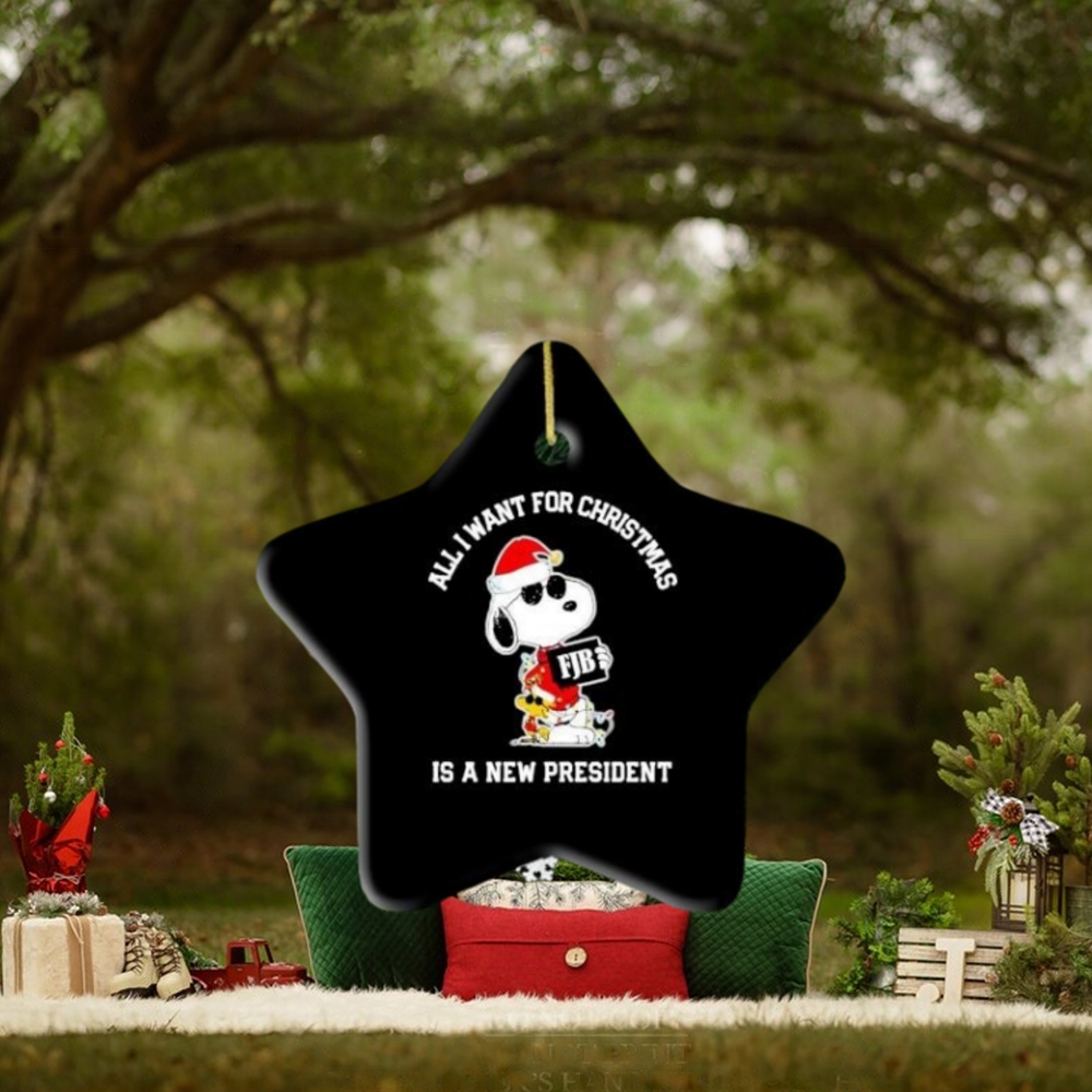Snoopy And Woodstock Fjb All I Want For Christmas Is A New President Ornament Snoopy And Woodstock Fjb All I Want For Christmas Is A New President Ornament