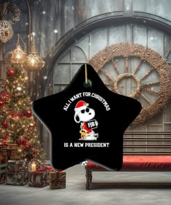 Snoopy And Woodstock Fjb All I Want For Christmas Is A New President Ornament