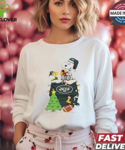 Snoopy And Woodstock Gift New York Jets Football Merry Christmas 2024 shirt