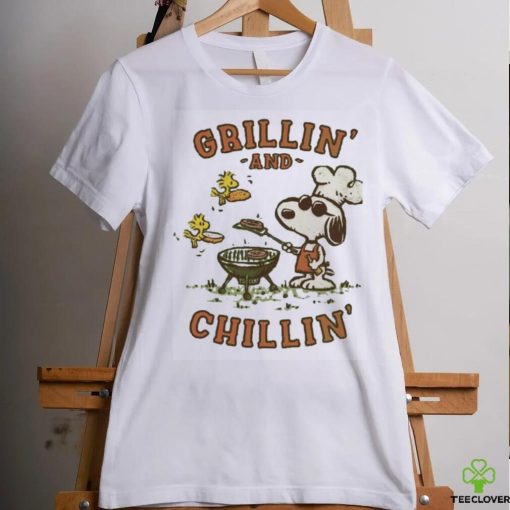 Snoopy And Woodstock Grillin And Chillin T shirt