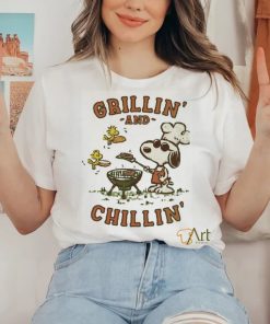 Snoopy And Woodstock Grillin And Chillin T shirt