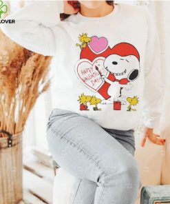 Snoopy And Woodstock Happy Valentine’s Day Shirt