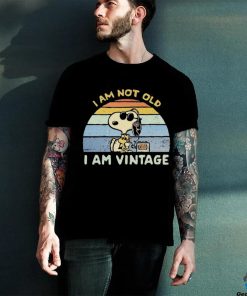 Snoopy And Woodstock I Am Not Old I Am Vintage T shirt