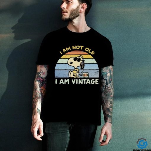 Snoopy And Woodstock I Am Not Old I Am Vintage T shirt