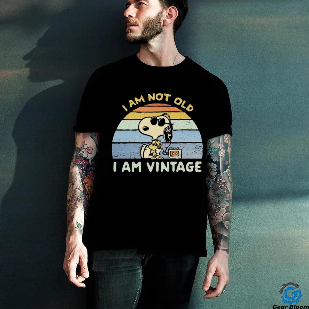 Snoopy And Woodstock I Am Not Old I Am Vintage T shirt Snoopy And Woodstock I Am Not Old I Am Vintage T shirt