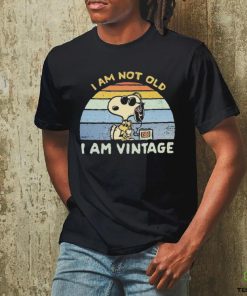 Snoopy And Woodstock I Am Not Old I Am Vintage T shirt