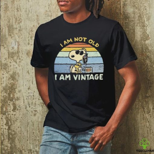 Snoopy And Woodstock I Am Not Old I Am Vintage T shirt