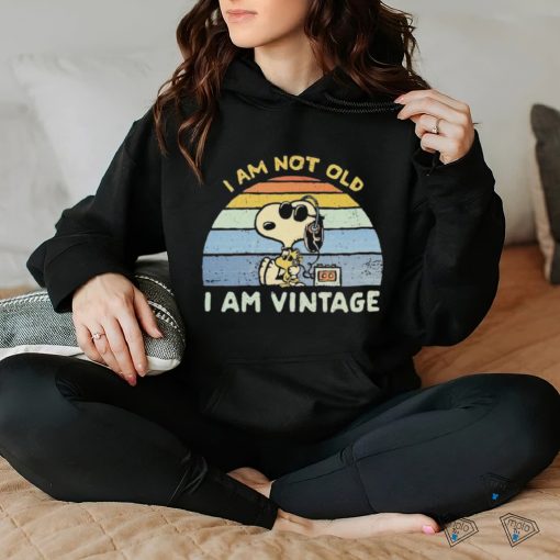 Snoopy And Woodstock I Am Not Old I Am Vintage T shirt