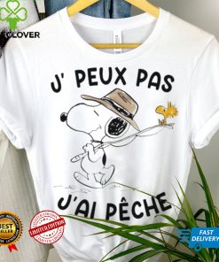 Snoopy And Woodstock J, Peux Pas J’ai Pêche Shirt