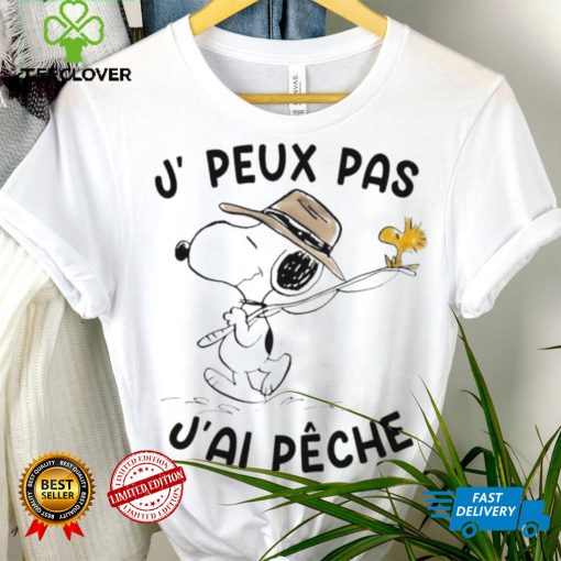 Snoopy And Woodstock J, Peux Pas J’ai Pêche Shirt