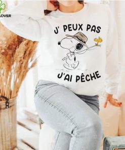 Snoopy And Woodstock J, Peux Pas J’ai Pêche Shirt