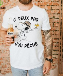 Snoopy And Woodstock J, Peux Pas J’ai Pêche Shirt