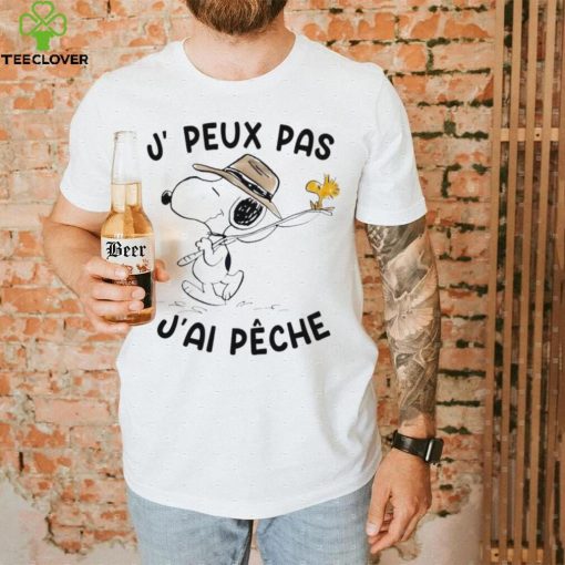 Snoopy And Woodstock J, Peux Pas J’ai Pêche Shirt