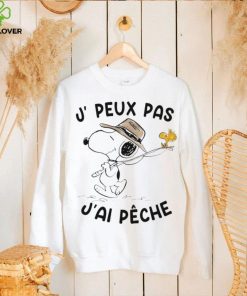 Snoopy And Woodstock J, Peux Pas J’ai Pêche Shirt